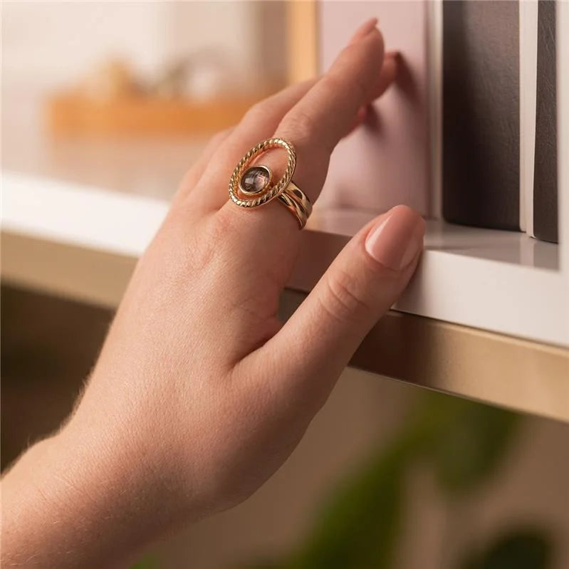 18K gold-plated ring