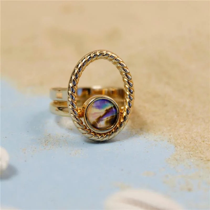 18K gold-plated ring