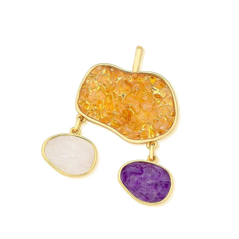 18K gold-plated pendant