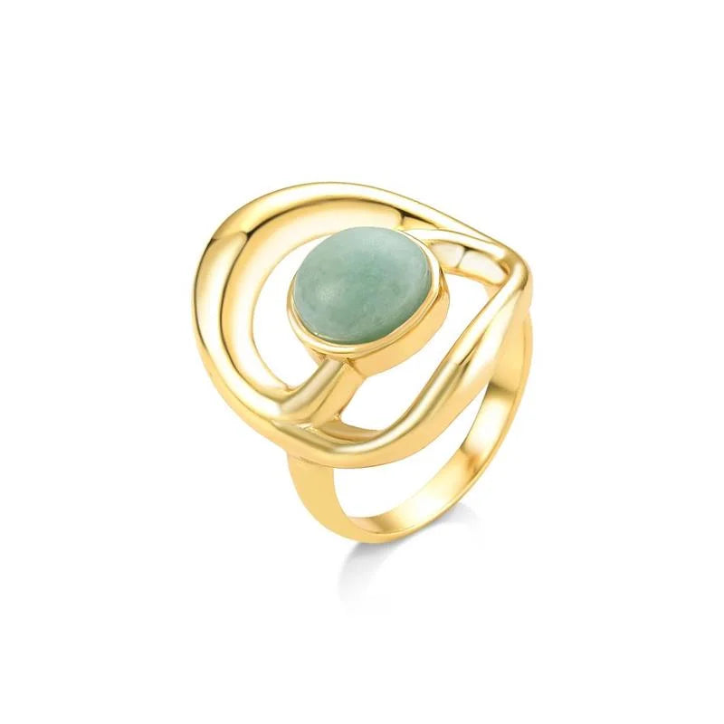 18K gold-plated ring