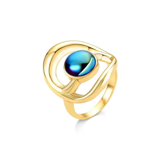 18K gold-plated ring