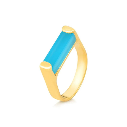 18K gold-plated ring