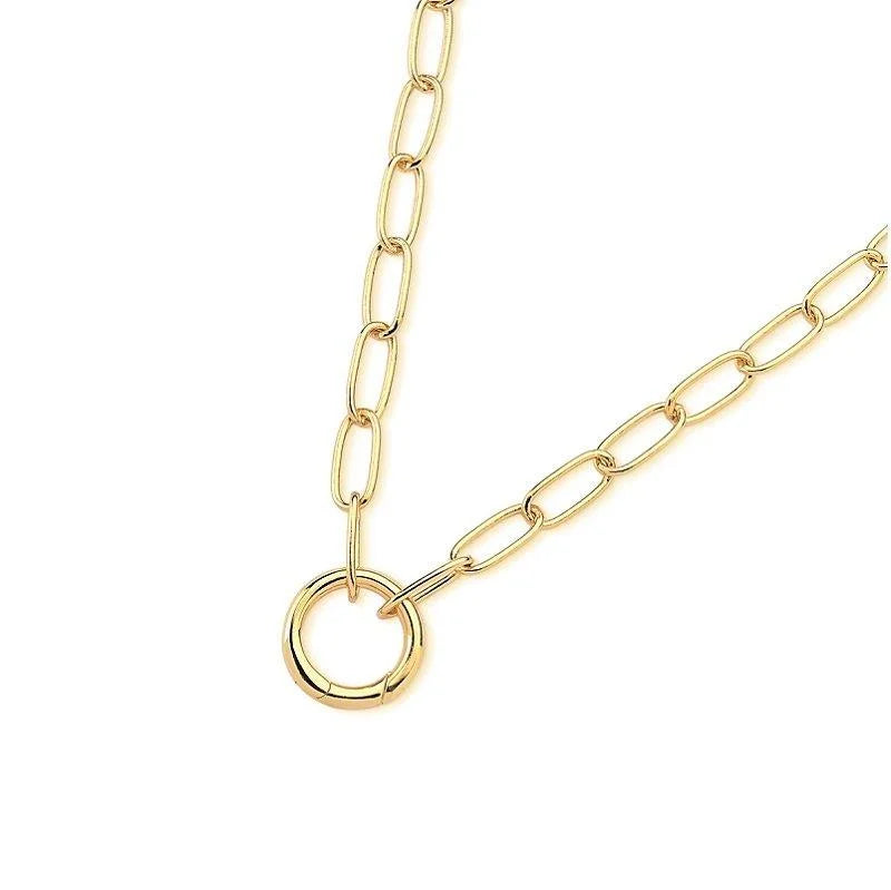 18K gold-plated chocker necklace
