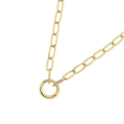18K gold-plated chocker necklace