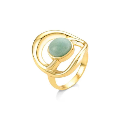 18K gold-plated ring