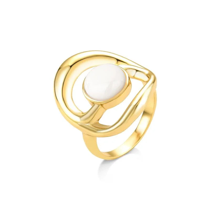 18K gold-plated ring