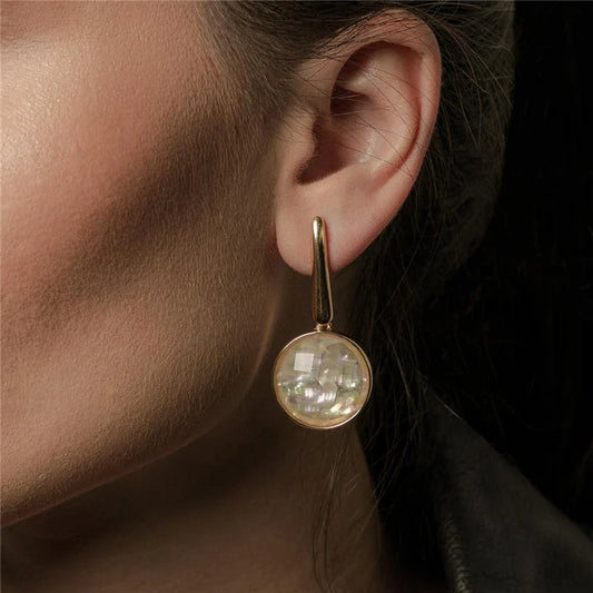 18K gold-plated earring